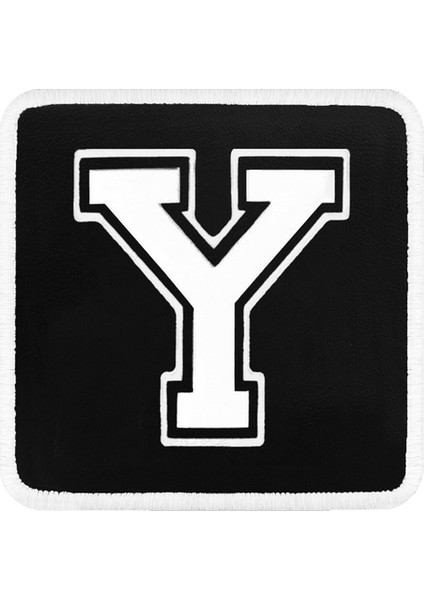 V1 Y Harf - 2 Kod Logolu Unisex Siyah-Beyaz Bench