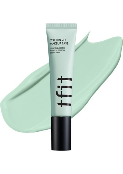 Primer Makyaj Bazı | Cotton Veil Makeup Base Pure Green 30 ml Cilt Kusurları Örter