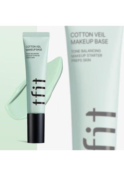 Primer Makyaj Bazı | Cotton Veil Makeup Base Pure Green 30 ml Cilt Kusurları Örter modelleri