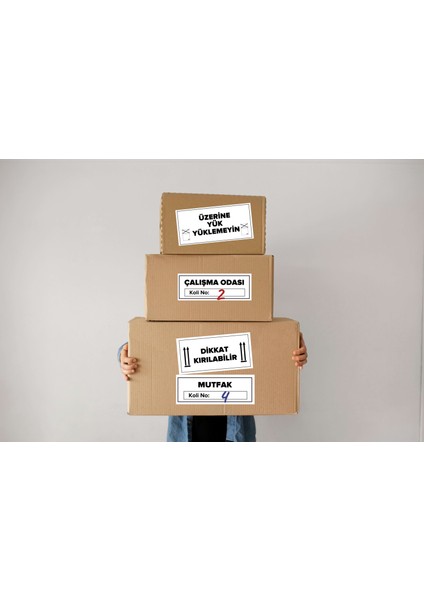 172 Adet Yapışkanlı Koli Etiketi Kırılabilir Etiketleri ve Depolama Ev Taşıma ve Taşınma Malzemeleri fiyatları