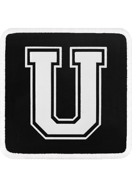 V1 U Harf - 2 Kod Logolu Unisex Siyah-Beyaz Bench