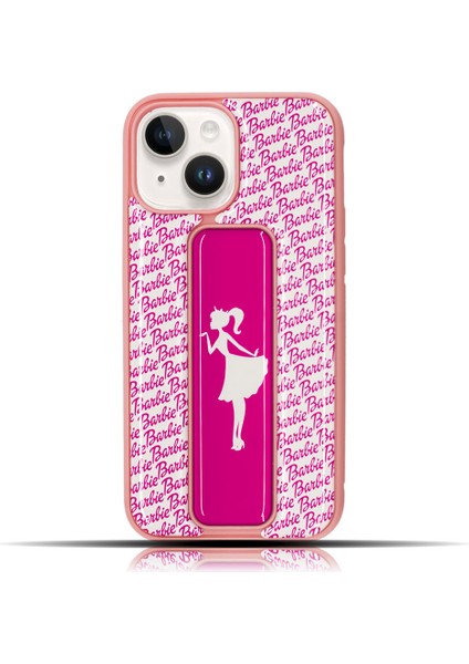 Apple IPhone 14 Barbie Baskılı Pembe Yumuşak Silikon Telefon Kılıfı modelleri