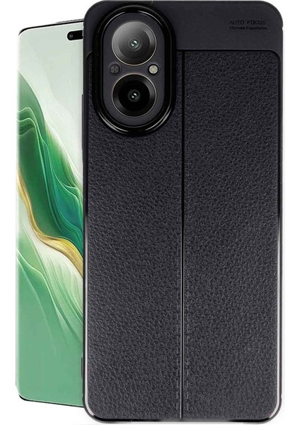Realme 12 Lite Kılıf Deri Desli Kaliteli Silikon Kılıf