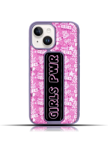 Apple IPhone 13 Girls Power Pembe Mor Yumuşak Silikon Telefon Kılıfı modelleri