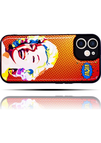 Apple IPhone 11 Uyumlu Marilyn Monroe Pop Art Yumuşak Silikon Telefon Kılıfı