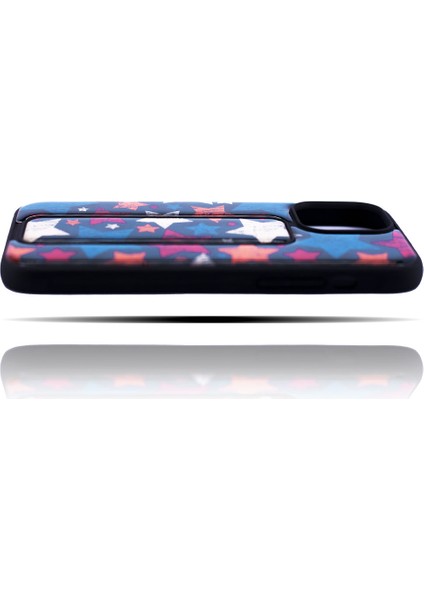 Apple IPhone 13 Pro Max Uyumlu Yıldız Desenli Renkli Yumuşak Silikon Telefon Kılıfı