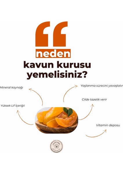 Kurutulmuş Kavun Vitamin Dolu Atıştırmalık - 500 GR