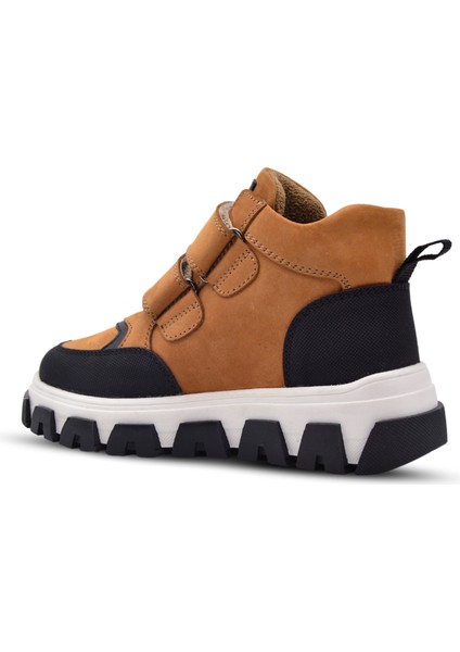 Toscana Çift Cırtlı Hakiki Deri Erkek Çocuk Bot Taba Rengi modelleri