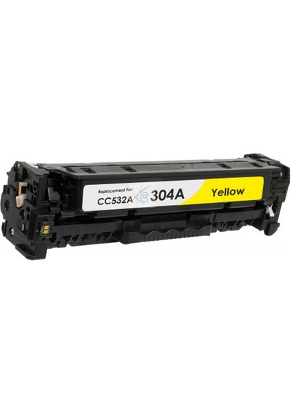 Hp Uyumlu CC532A,CE412A,CF382A Sarı Muadil Toner