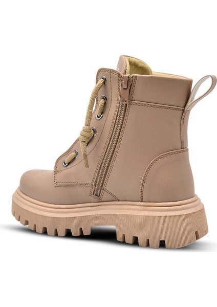 Rebecca Bağcıklı ve Fermuarlı Kız Çocuk Bot Vizon modelleri