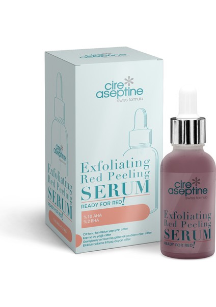 Cire Aseptine Exfoliating Red Peeling Yüz Serumu 30 ml - Ready For Red !