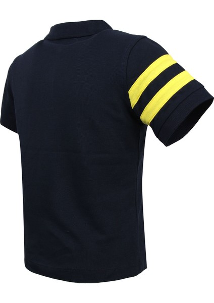 Çocuk Trıbun Tek Renk Logolu Polo modelleri