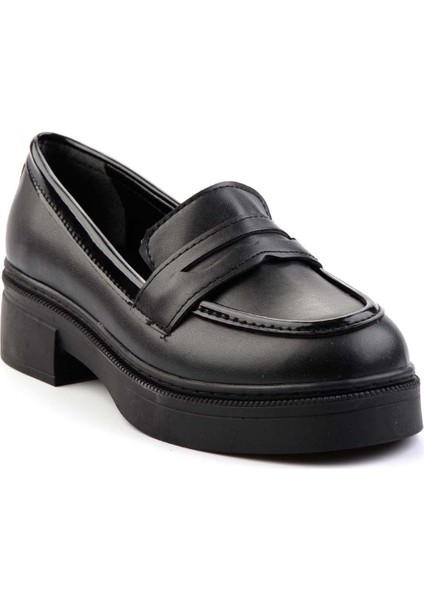 Siyah Kadın Loafer Ayakkabı K01129107009 modelleri