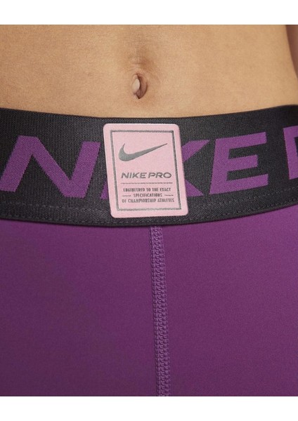 Training Pro Dri Fit Grappic Mid Rise Leggings Purple Toparlaycı Kadın Antrenman Taytı Mor fırsatları