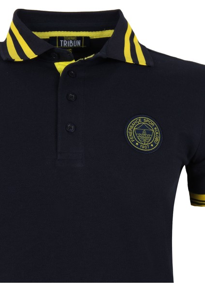 Erkek Trıbun Tek Renk Logolu Polo fırsatları