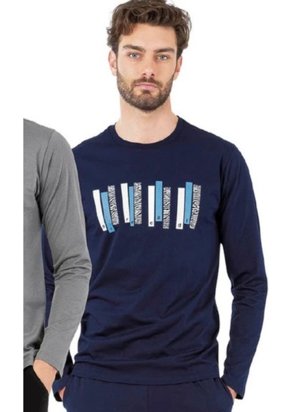 P.cardin Erkek Uzun Kollu Pijama Takımı 6071