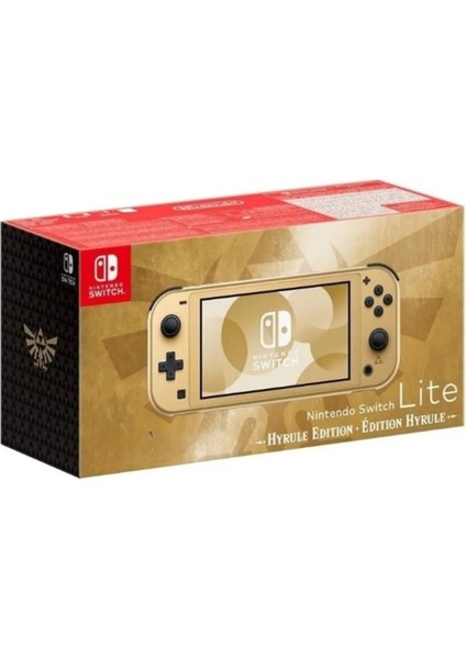 Switch Lite Hyrule Edition (Özel Sürüm) Sıfır Oyun Konsolu + The Legend Of Zelda Tears Of The Kingdom Oyunlu Bundle
