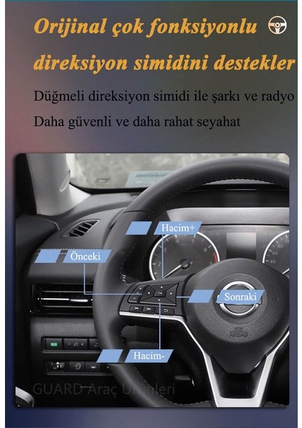 Peugeot-206+/Peugeot-207(2006-2012Yıl )4Gb Ram +64Gb Rom Hafıza Multimedya Android Sürüm 13 Kablosuz Carplay Navigasyon 9 Inç Ekran