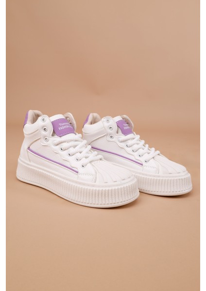 Latona Kadın Beyaz Lila Kadın Spor Ayakkabı indirimleri