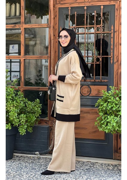 Triko Pantolon Takım 123K16004 Camel