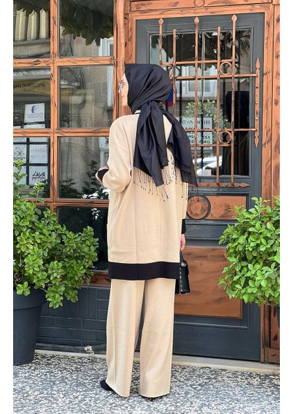 Triko Pantolon Takım 123K16004 Camel