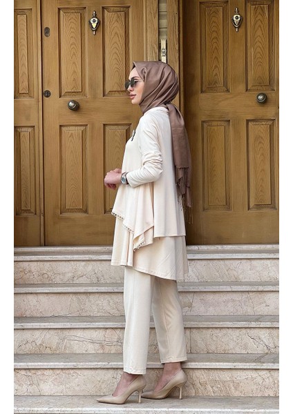 Pantolonlu Takım QAY62031 Nude fiyatları