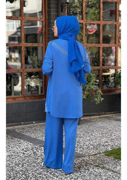 Pantolonlu Takım QAY62102 Mavi modelleri
