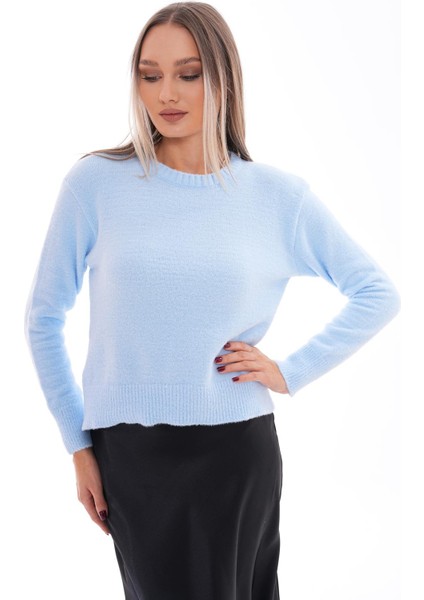 Kadın Bisiklet Yaka Yumoş Triko Örme Kazak 245162 - fiyatları