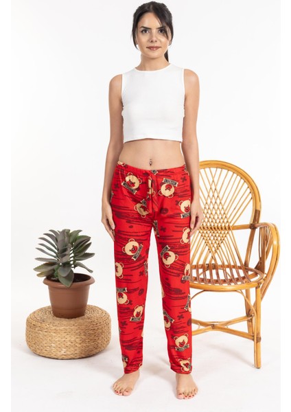Kadın Desenli Süet Tek Alt Kırmızı fiyatları
