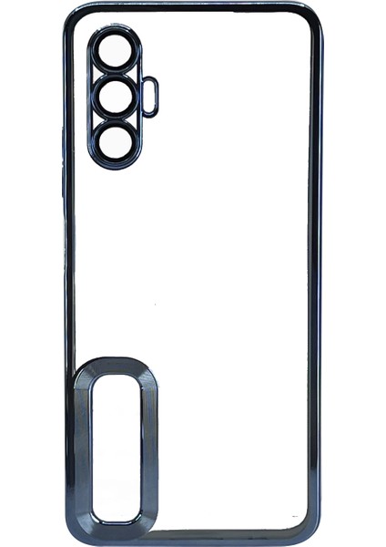 Tecno Pova 3 Uyumlu Round Silikon Seri Arka Koruma Kılıf