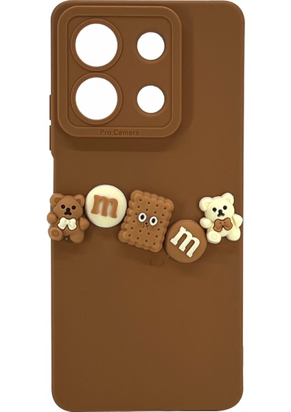 Xiaomi Redmi Note 13 5g Uyumlu Lüx Bear Arka Koruma Kılıf
