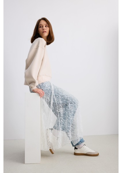 Dantel Midi Etek fiyatları