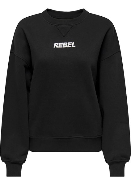 2 Iplik Oversize Kadın Sweatshirt