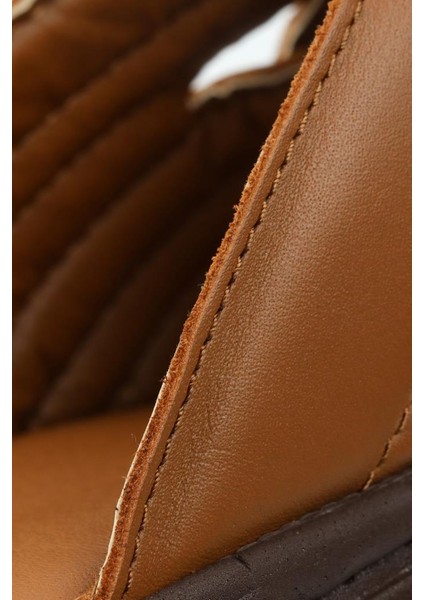 Delmar Hakiki Gerçek Deri Taba Anatomik Taban Erkek Terlik fırsatları