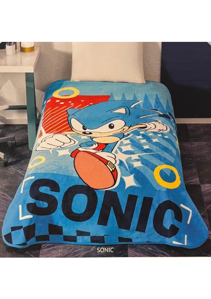 Yeni Sezon Lisanslı Sonic Battaniye