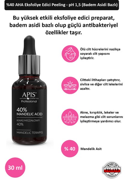 Mandelik Terapist %40 Badem Asidi - 30ml