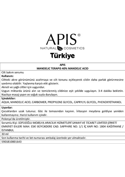 Mandelik Terapist %40 Badem Asidi - 30ml