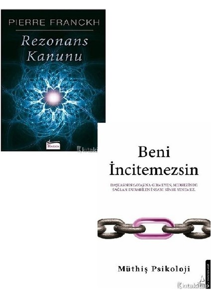 Rezonans Kanunu-Beni Incitemezsin-Pierre Franckh 2 Kitap Set ( Ücretsiz Kargo )