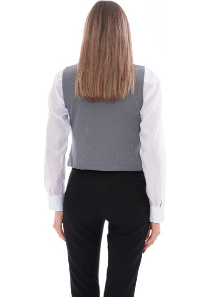 Kadın Düğme Kapamalı Yelek 245289 - indirimleri