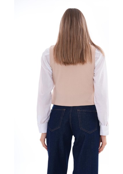 Kadın Düğme Kapamalı Yelek 245289 - indirimleri