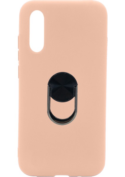 Huawei Y8P Uyumlu Leather Ring Nano Arka Koruma Kılıf