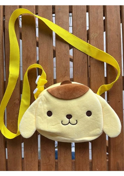 Sanrio Kuromi Peluş Ayarlanabilir Askılı Büyük Boy Çanta