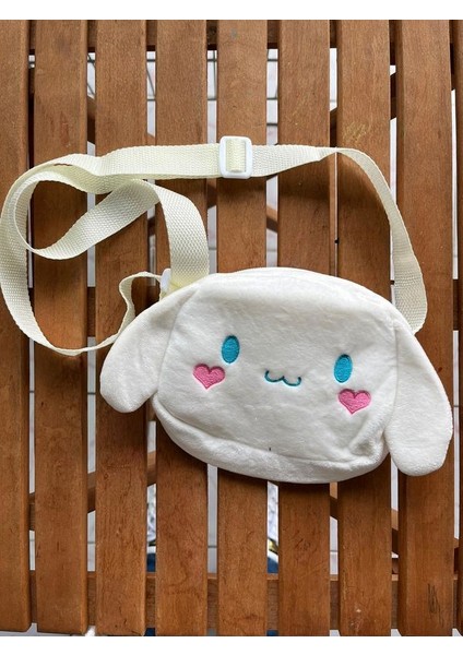 Sanrio Kuromi Peluş Ayarlanabilir Askılı Büyük Boy Çanta