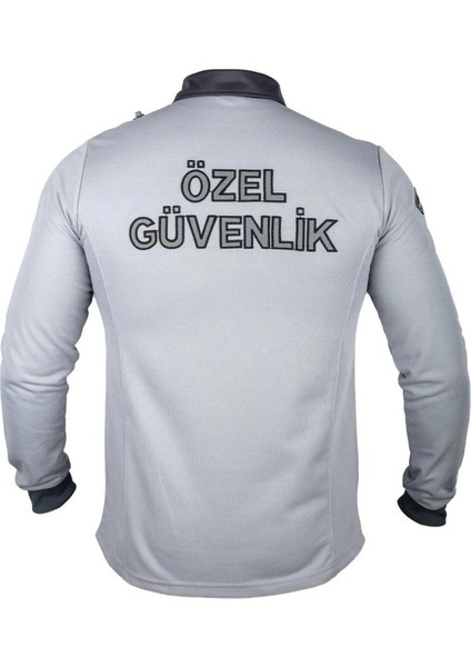 Özel Güvenlik Uzun Kollu Şardonlu Tişört