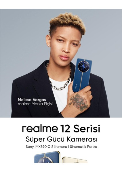 12 Pro Plus 8 GB 256 GB (Realme Türkiye Garantili)Denizci Mavisi