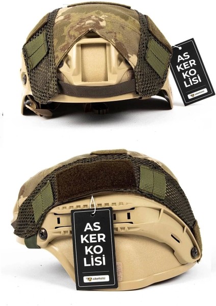 Yeni Askeri Kamuflaj Kısa Airsoft Askeri Kask Kılıfı