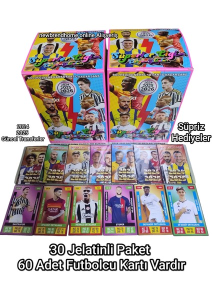 Süperler Ligi Dünya Yıldızları 2025-2026 Güncel Transferler Sürpriz Hediyeler Kazan Oyun Kağıtları fiyatları