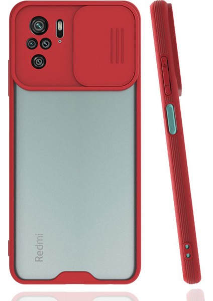 Xiaomi Redmi Note 10 Uyumlu Platin Kamera Kızaklı Arka Koruma Kılıf