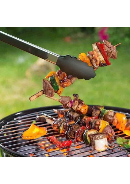 Barbekü Maşası Silikon 40 cm Siyah (Bms-40)