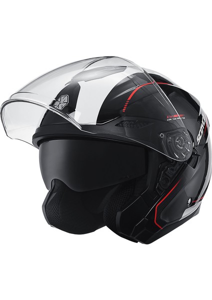 Of-669 Yarım Güneş Vizörlü Kask (Shuttle)